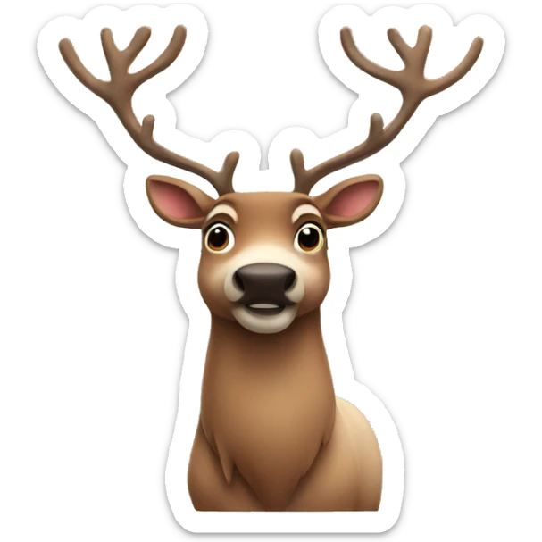 reindeer sticker