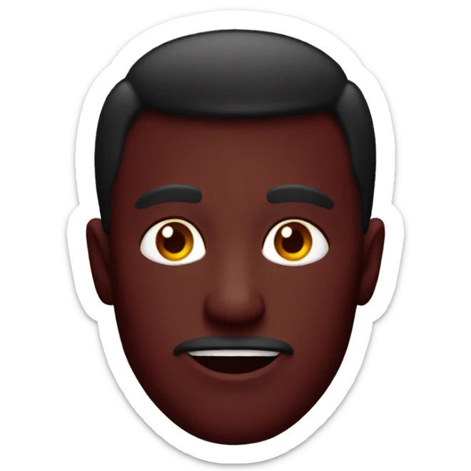 Dark red shades only sticker