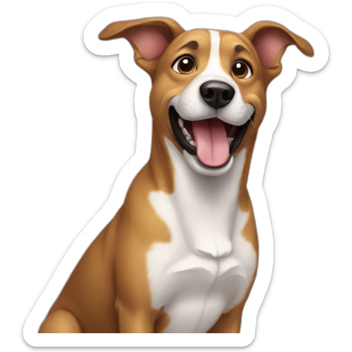 dog-happy sticker