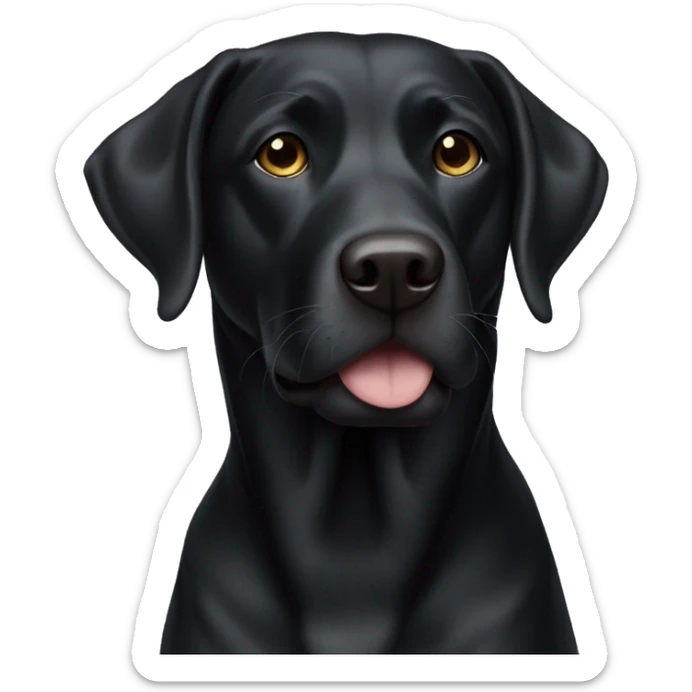 black lab sticker