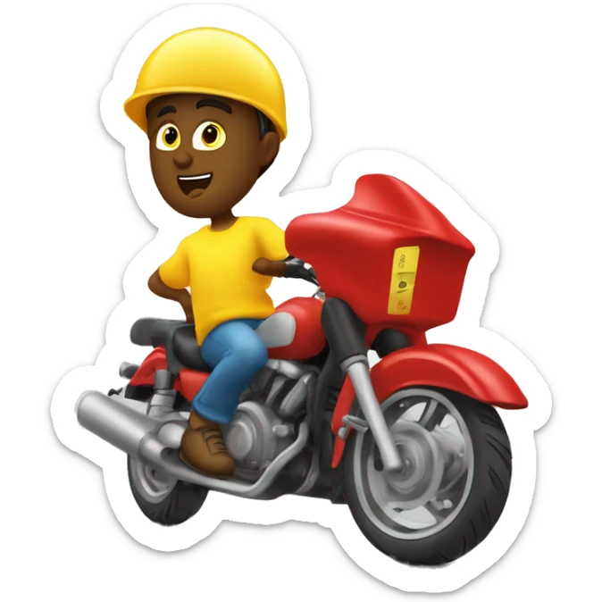 Un chico saltando una valla en un prueba de velocidad. Lleva pantalón rojo y camiseta amarilla sticker