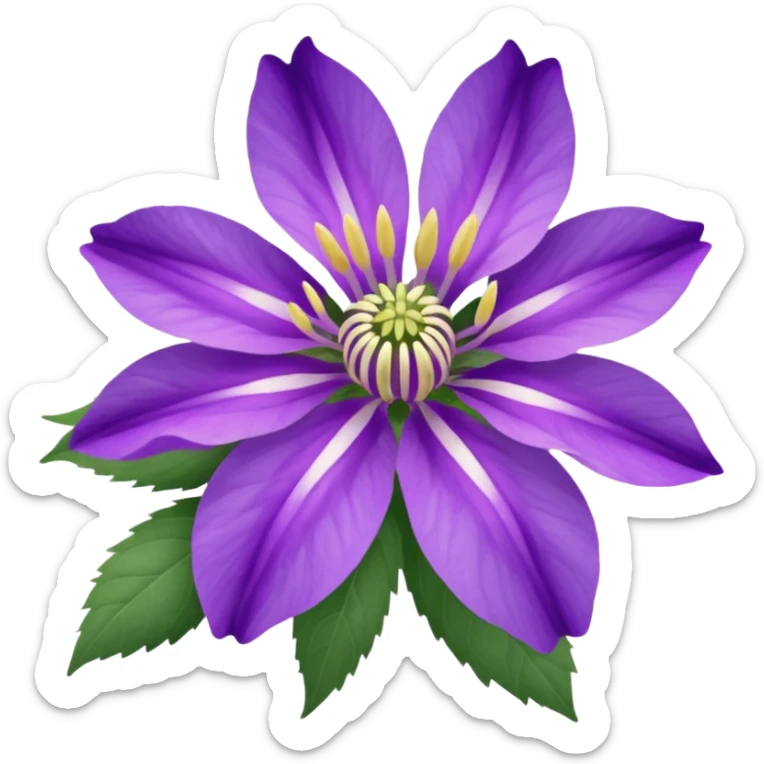 Horsemint flower sticker