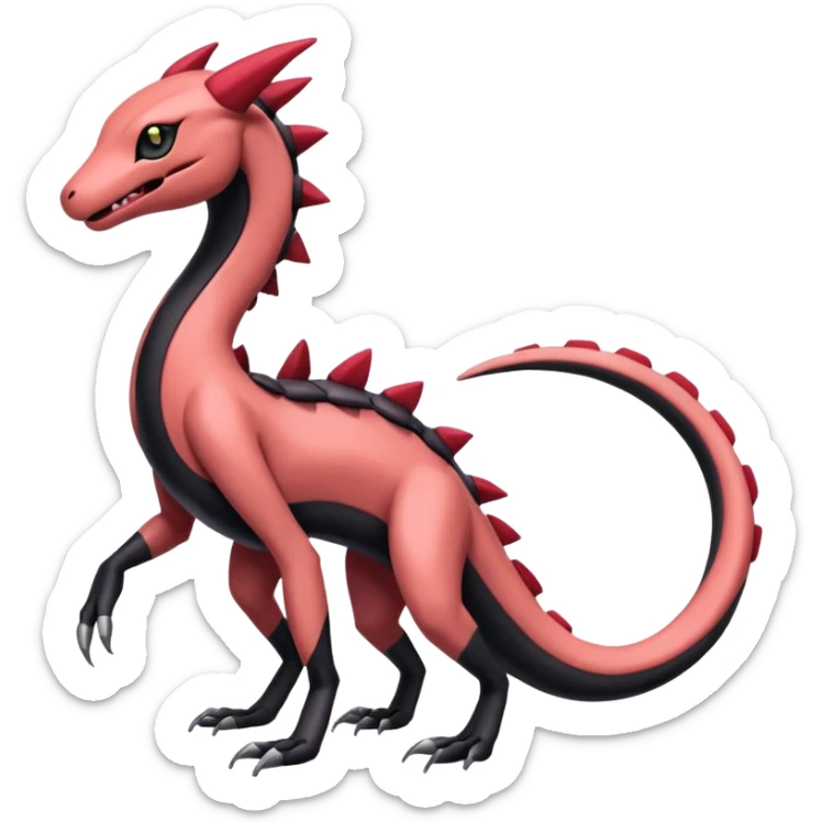 Meloetta-Salandit-Salazzle-Pokémon-Fakémon-fusion-hybrid-creature sticker