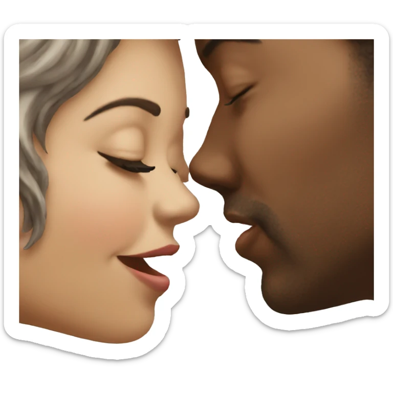 Kissing  sticker
