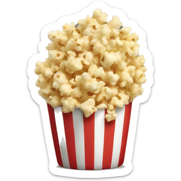 Popcorn sticker