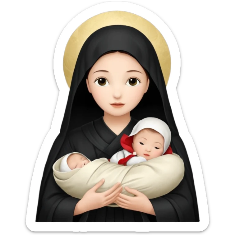 Девушка белокожая, с длинными темными волосами, в одежде для йоги - черные лосины, белый топ, делает присед со штангой 100 килограмм на плечах, вид сбоку , правильные пропорции тела, только человек sticker