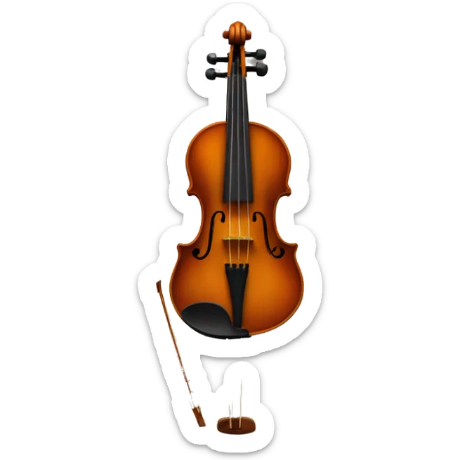 Violin sticker