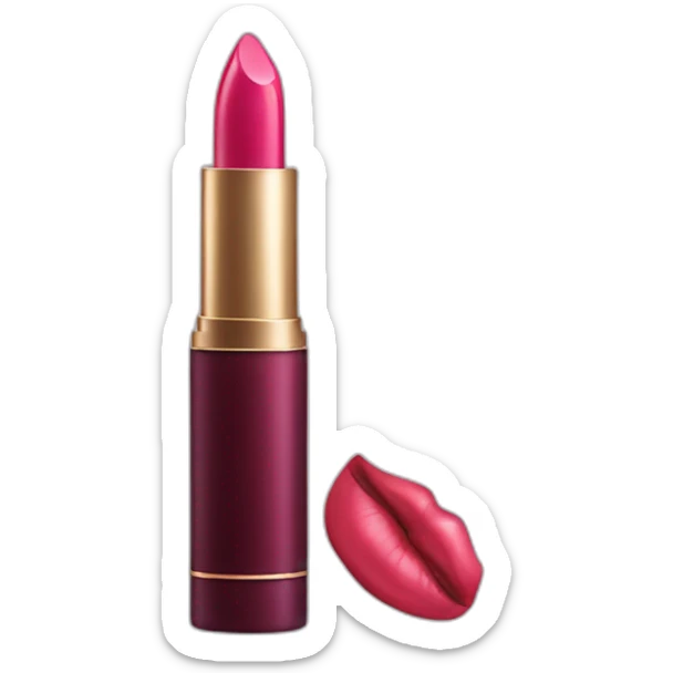 Lipstick sticker