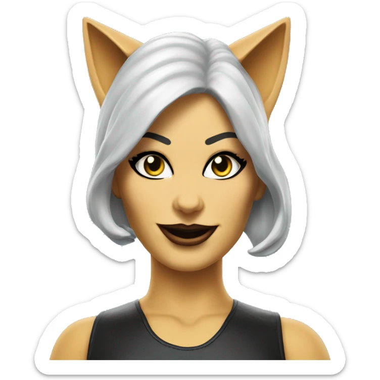 Realistic Cat Woman from Batman tv show’s plastic dream house food truck  sticker