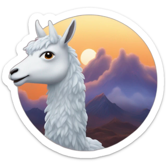 una persona con actitud triunfalista, con los brazos alzados al cielo rodeado de llamas de fuego sticker