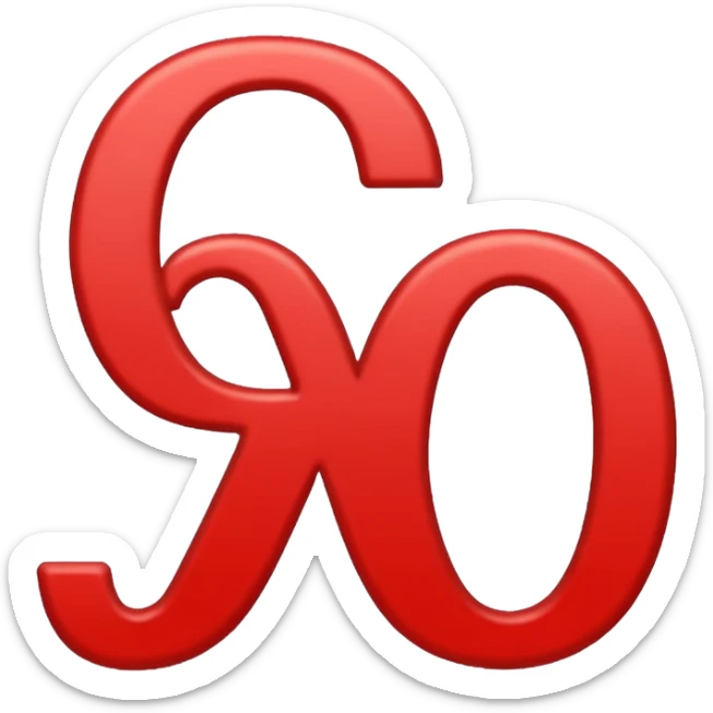 Un logo en letras rojas con contorno blanco que diga AVOMUSIC  sticker