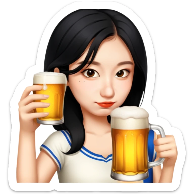 Cerveza Drinker sticker
