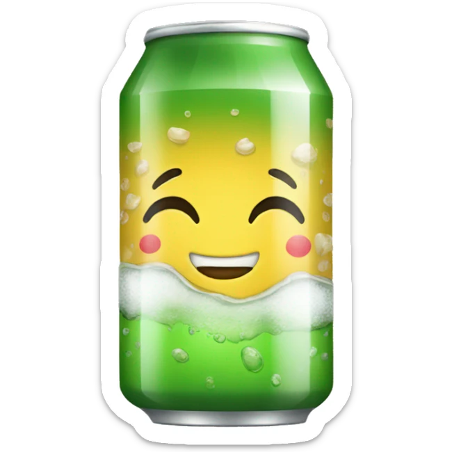 Soda sticker