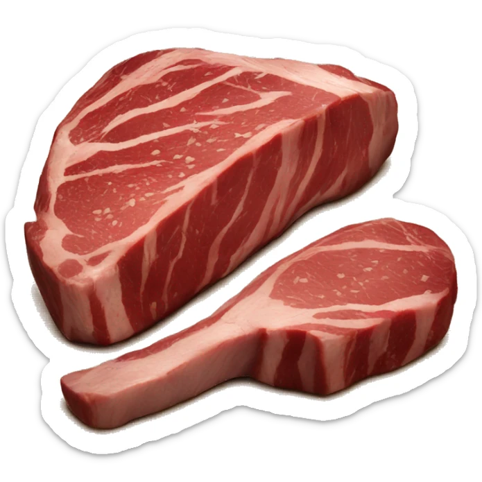 Steak sticker
