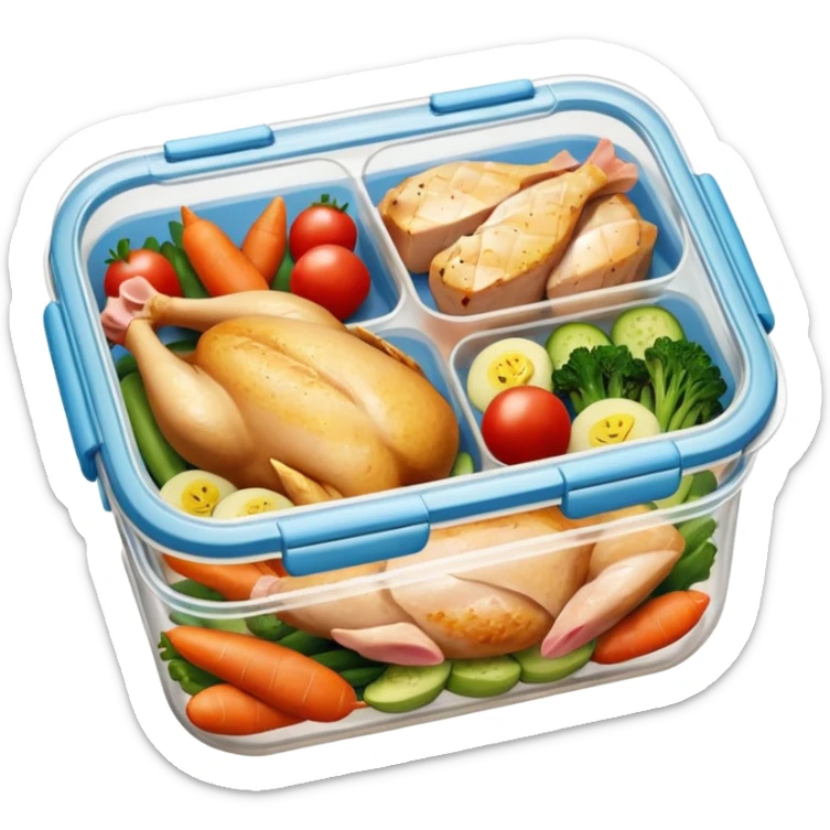 "mister energy" is a chain store selling healthy food, such as chicken, pork, or fish with vegetables.
create a logo without a person for this.
it's basically a lunch box iwth a clear lid on top sticker