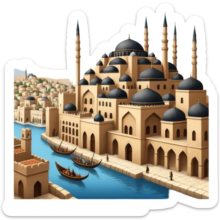 The Ottoman Empire in the year 1453The year of the Ottoman Empire 1453  sticker
