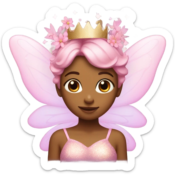 pink fairy sticker