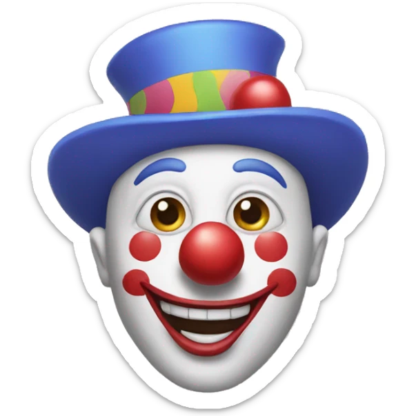 clown sticker