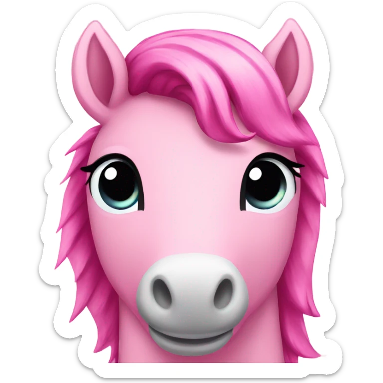 Pink pony  sticker