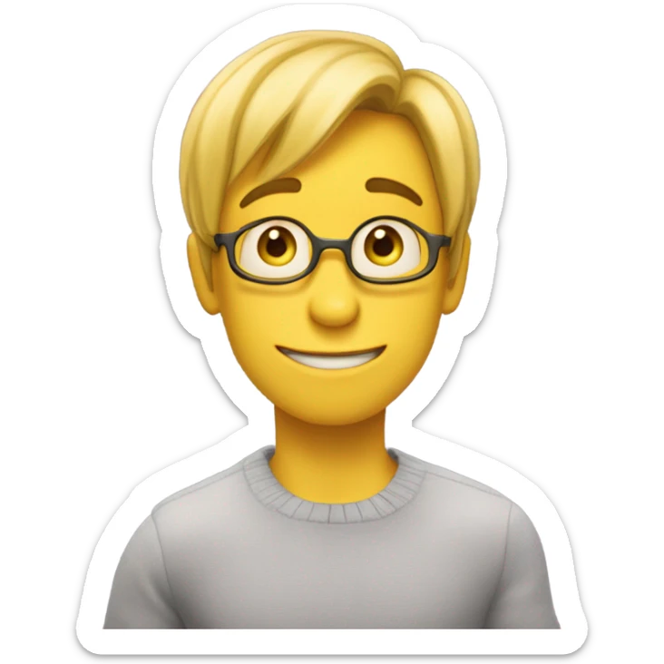faccine emoji gialle    lo stile delle emoji deve essere quello di gioia di inside out sticker