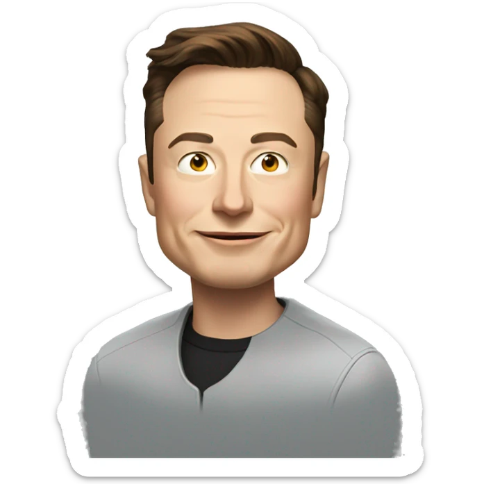elon musk sticker