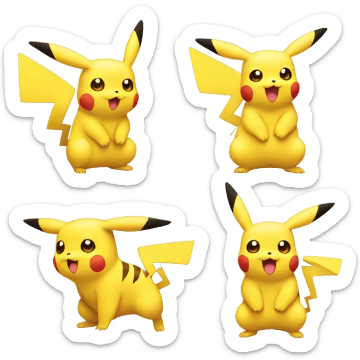 Pikachu sticker