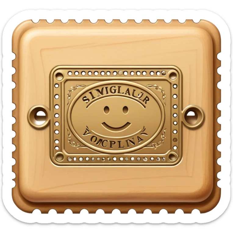 A singular Stamp is a small piece of paper or adhesive material used as evidence of payment for postage, often decorative sticker