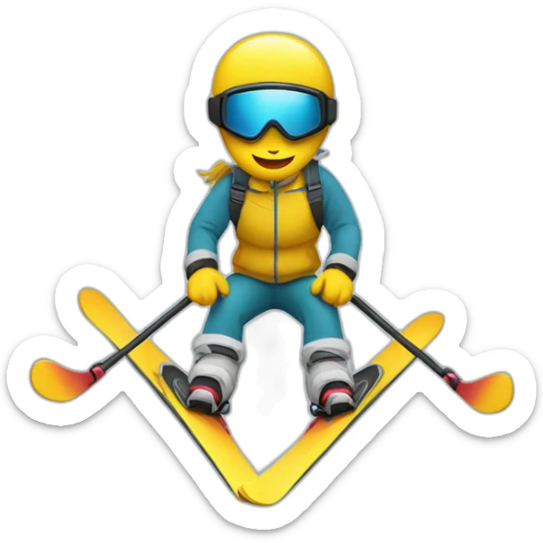 Ski sticker