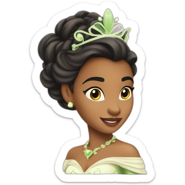 Princesse tiana sticker
