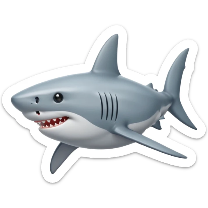 Акула  sticker