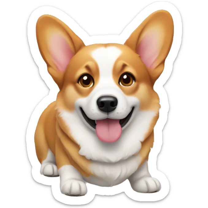 Corgi sticker