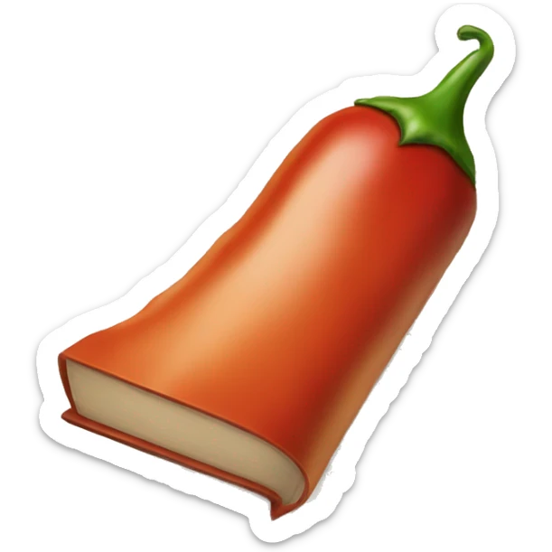 Spicy book sticker