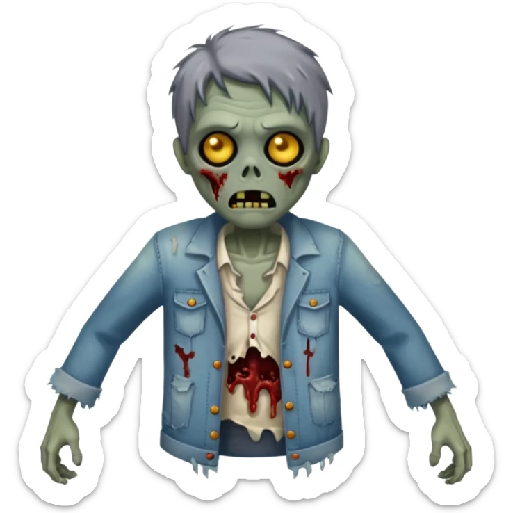 Zombie sticker