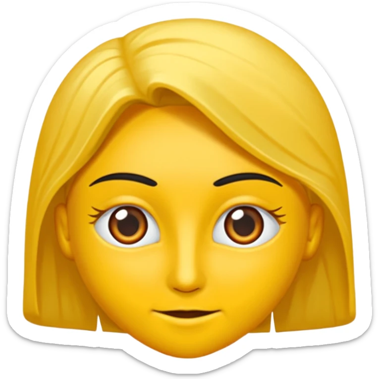 Güneş gözlüklü pantolonlu sarı kırmızı tişörtlü yeşil gözlü mavi saçlı aslan sticker