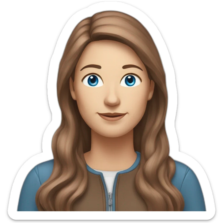 54 year old, female, long chestnut hair, blue eyes, 5' 2" tall, weighs 130 pounds sticker