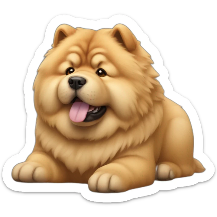 Chow chow dog sticker