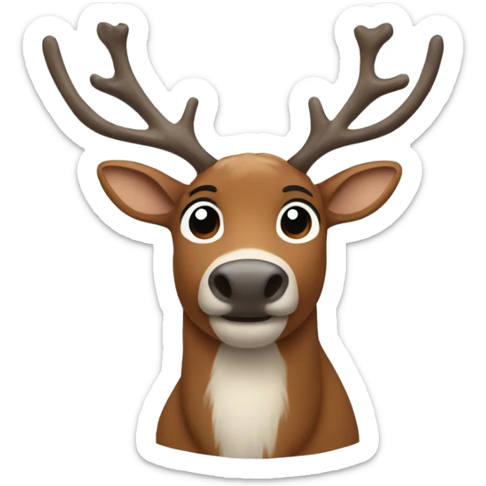 Reindeer sticker