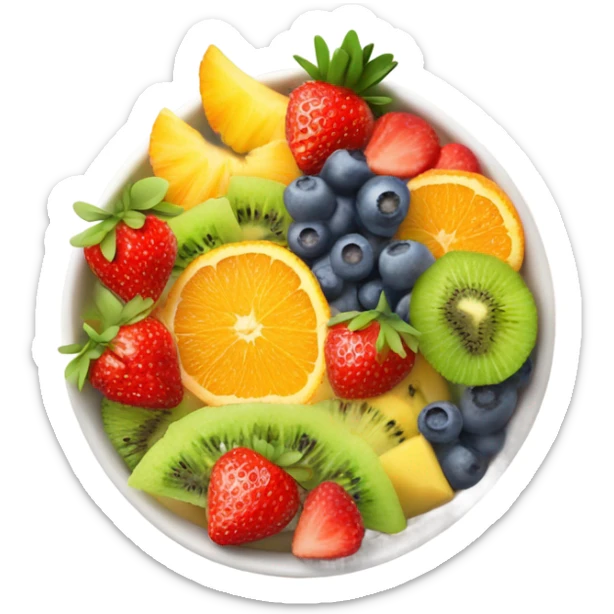 Fruit salad sticker