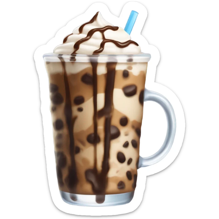 Iced coffee sticker