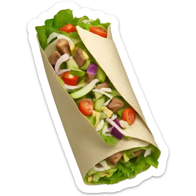 salad wrap sticker