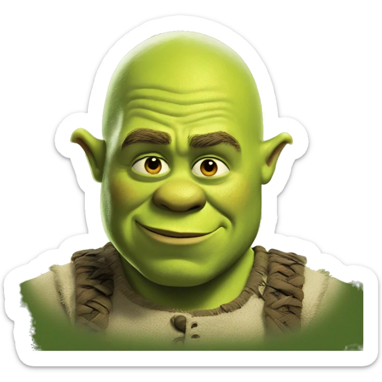 Shrek sticker