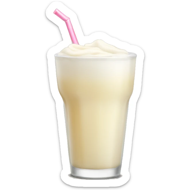 vanilla drink sticker