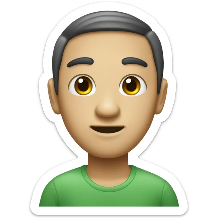 Crea un emoji de una Dra con ojos grandes y verdes con cabello chino que tenga bata y un estetoscopio   sticker
