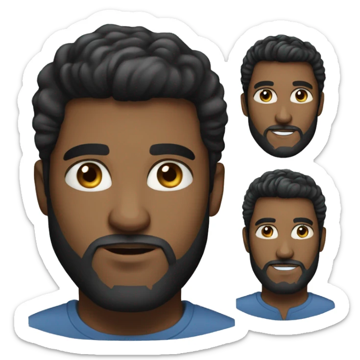 black hair, 30 year old, caucasian, billionaire, blue eyes, entrepreneur beard sticker