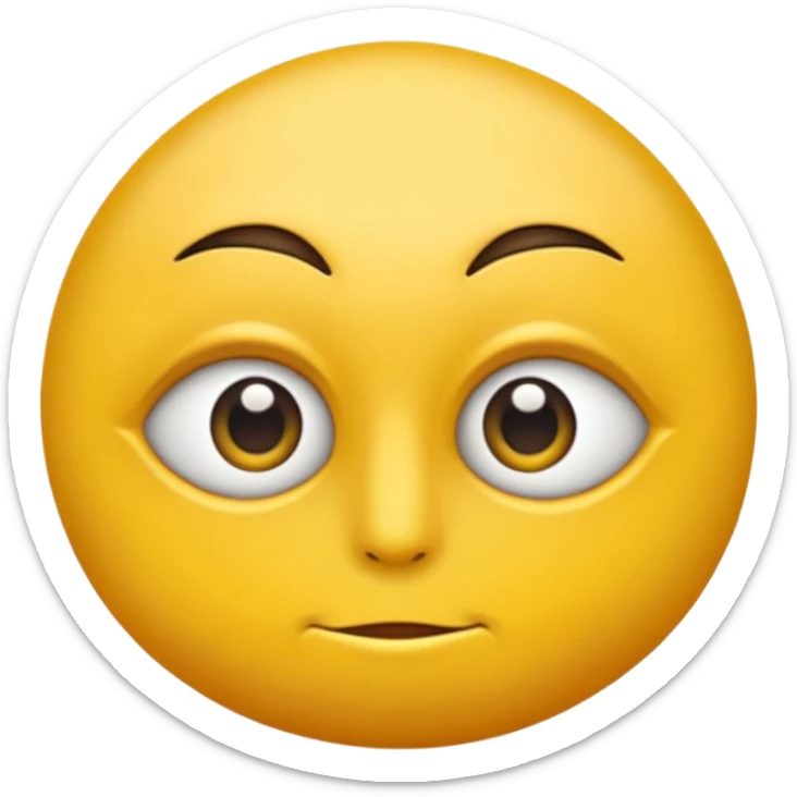 Hazme una carita redonda  amarilla aturdida con un porro en la boca sticker