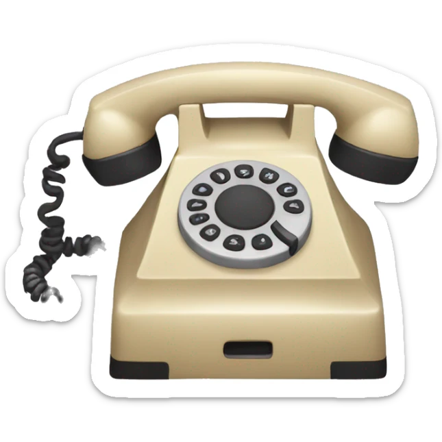 telephone sticker
