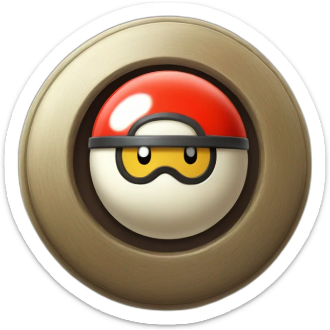 pokemon professor oak anime global trade station badge pokeball sticker
