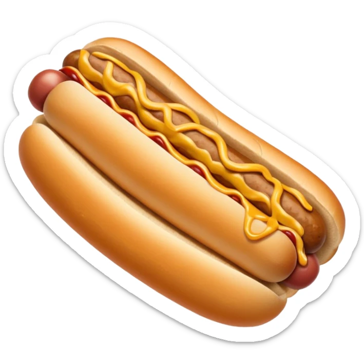 pancho" es la versión argentina del hot dog o perro caliente, una salchicha insertada en un pan sticker
