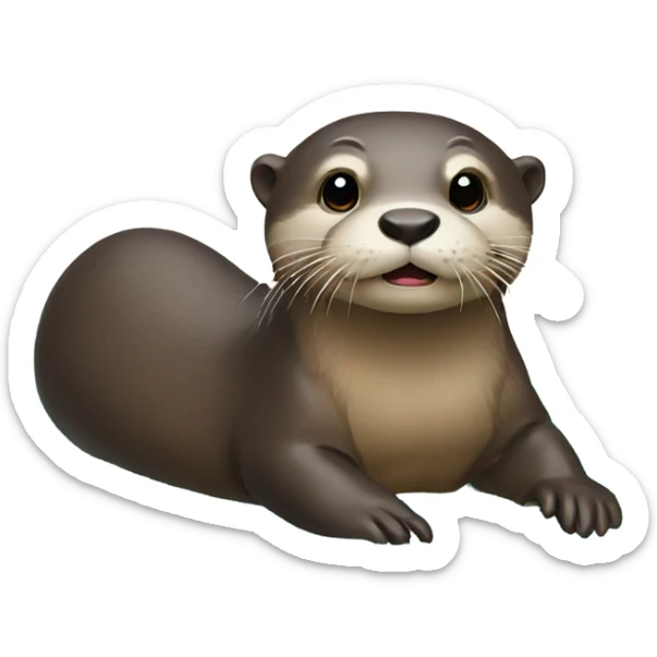 Otter  sticker