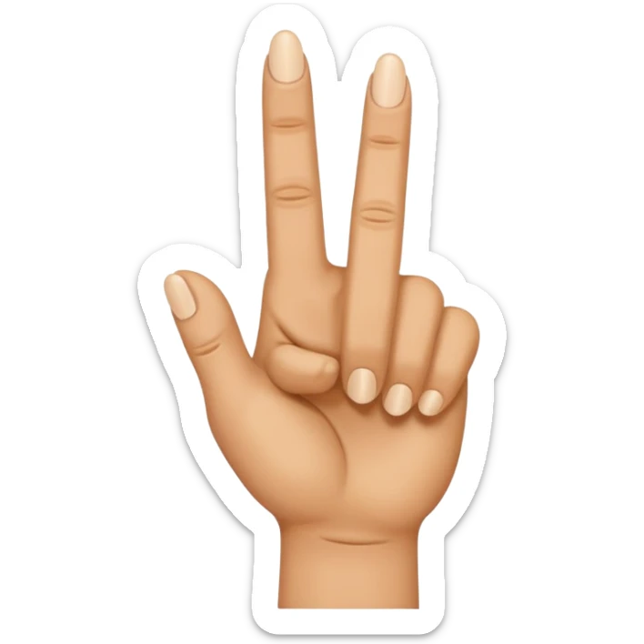  Can you do the Oke sign but than with de middle vinger. And I dont want to see your palm sticker